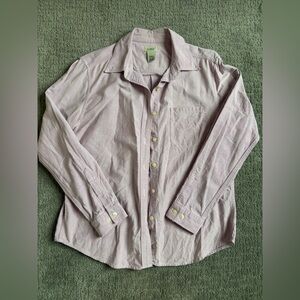 L.L. Bean Pale Pink Button-Up Shirt